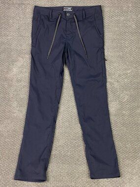 686 Everywhere Pants Mens 32x32 Fit 34x32 Slim Fit Navy Blue Cargo Technical